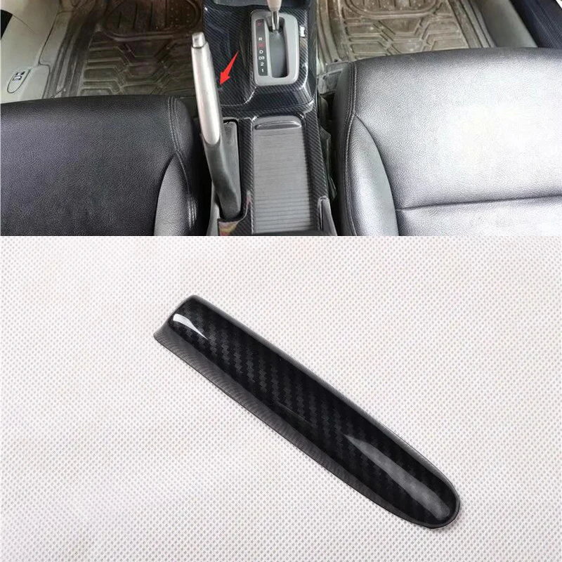 

For Honda Civic 2012-2014 1PC Carbon Fiber ABS Car Hand Brake Cover Trim Moldings Car Styling Accessories