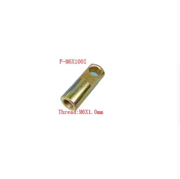 

Бесплатная Доставка 2 шт. M6x1.0mm Женский на обоих концах для подключения внешних устройств к нить поршень пневматического цилиндра скобы, ...