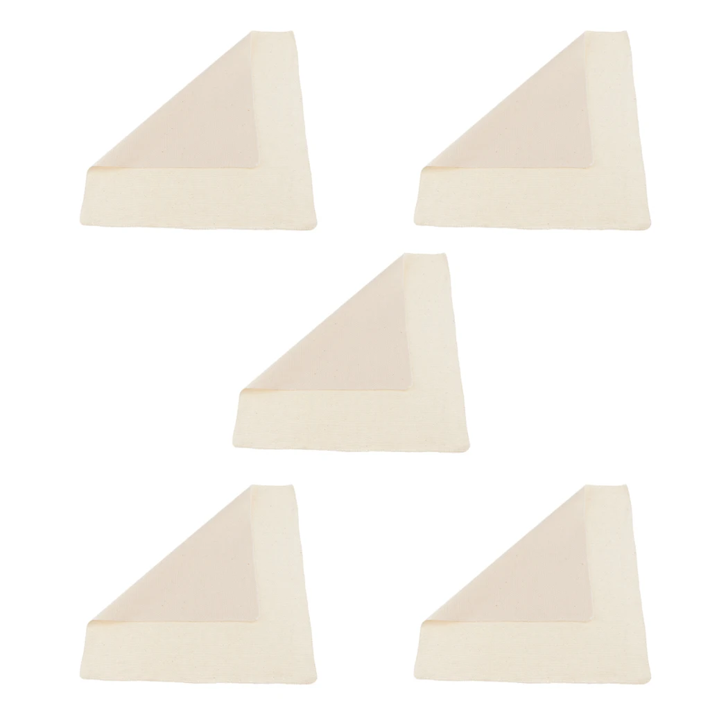 5pcs Cotton Monk's Cloth Aida Cloth For Hooking Punch Handmade Craft 13x13''