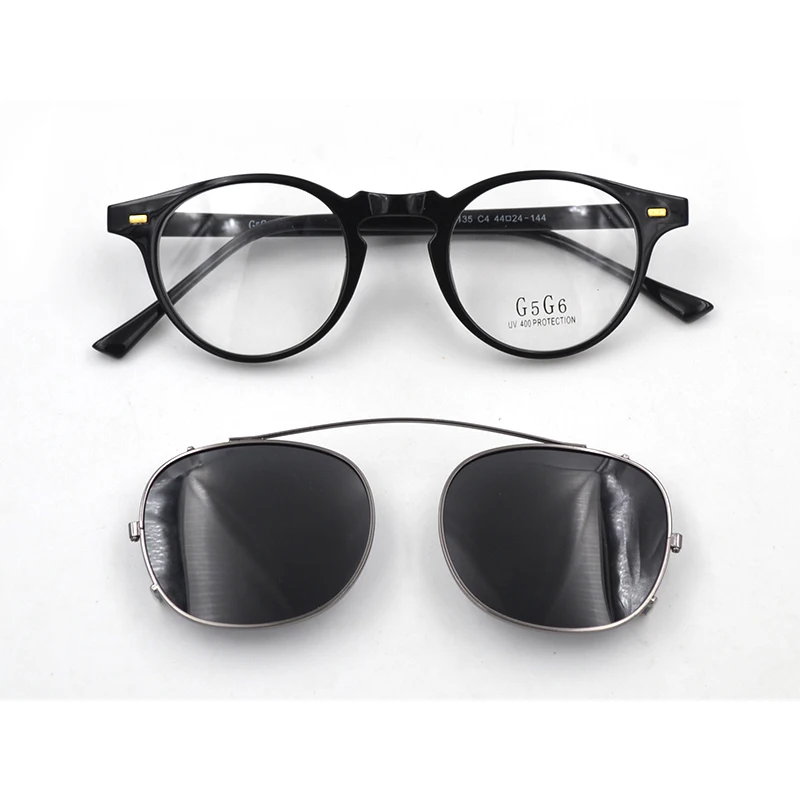 Поляризованные солнцезащитные очки для близорукости мужские и женские с клипсой