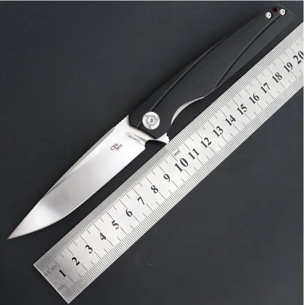 Black Eafengrow CH3007 складной нож CH D2 стальное лезвие+ G10 ручкой, карманный нож для повседневного использования, Охота Отдых на природе нож для повседневного использования, инструмент - Цвет: Black