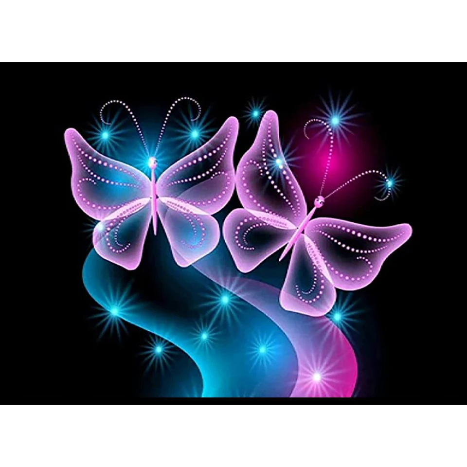

30x40 Diy Diamond Painting 5d for Home Decor , Living Room Decoration ，Color Butterfly