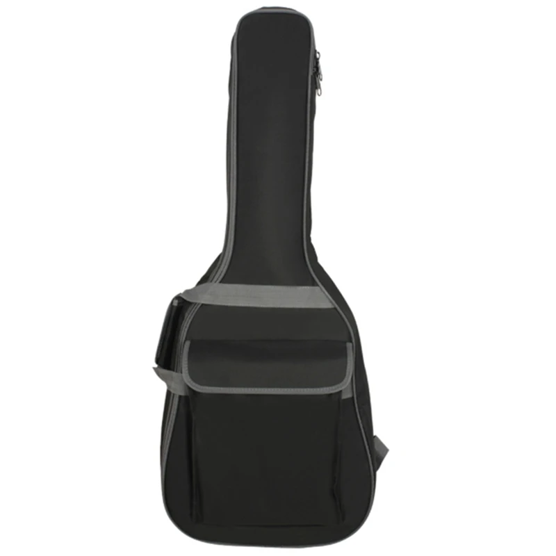 

38 дюймов Ткань Оксфорд Акустическая гитара большая сумка чехол рюкзак плюс хлопок сумка, черный