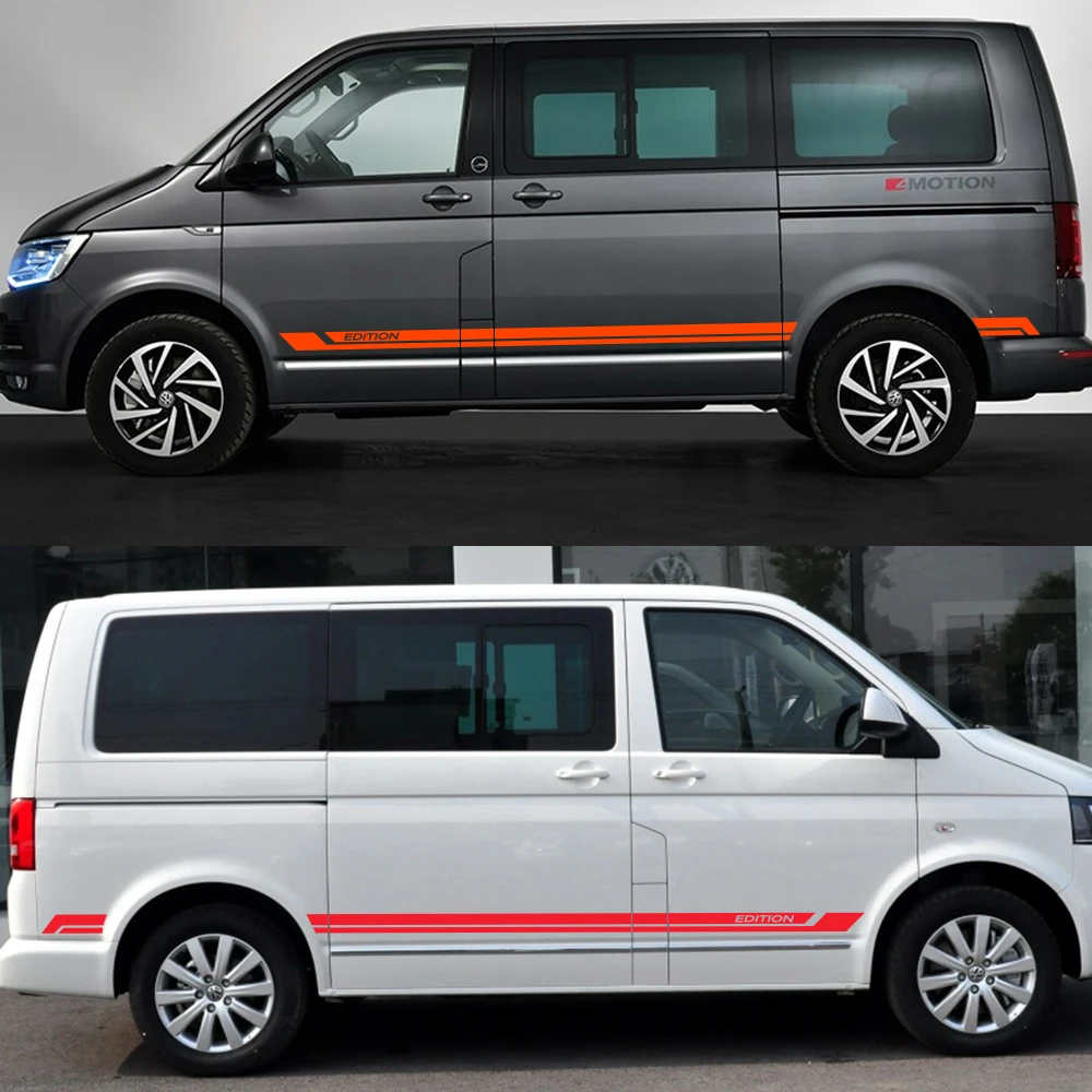 Наклейки на боковую дверь автомобиля для Volkswagen Multivan T5 T6 автомобильная виниловая