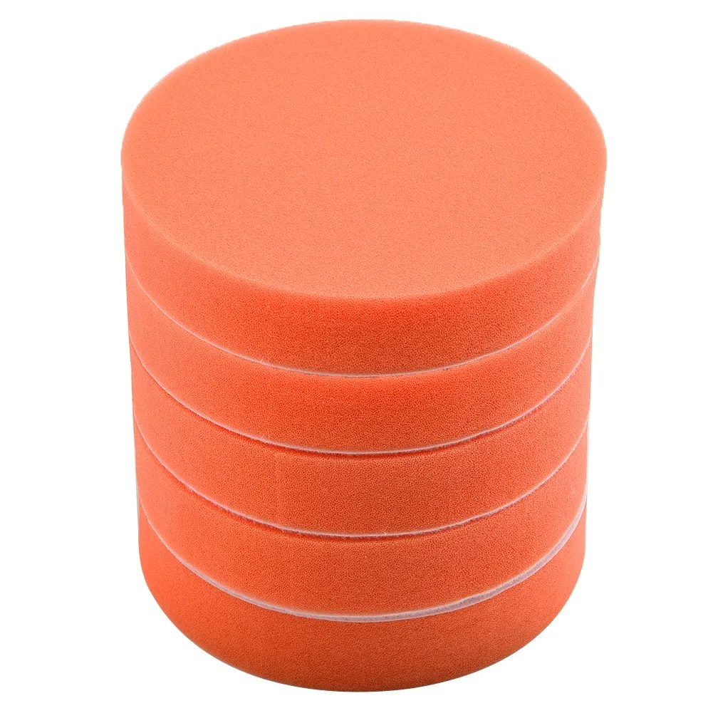 

Sponge Polishing Pads 5pcs 5inch125mm Car Polishing Buffing Pad Flat Sponge Waxing Pads Cleaning Tools For Polishing Cars Van
