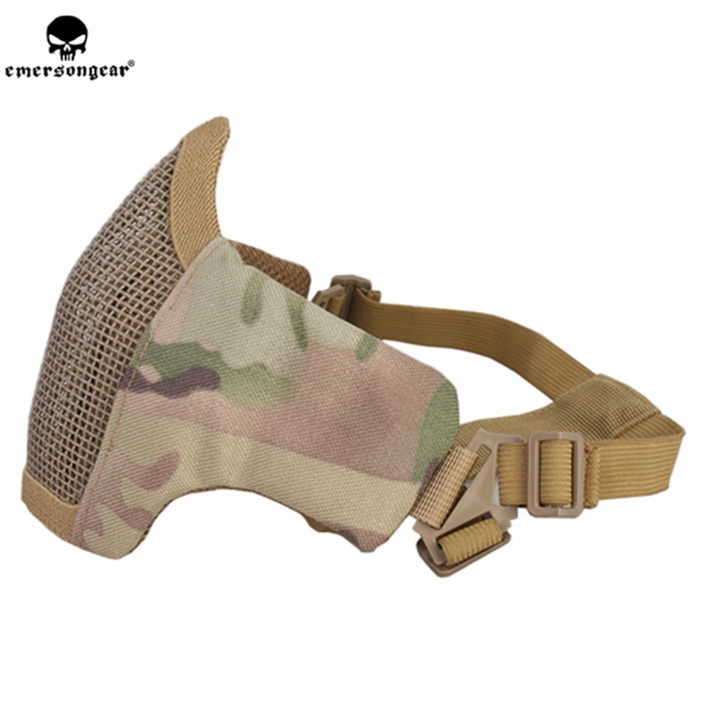 Emerson gear тактическая Боевая Сетчатая Маска PDW полулицевая модульная Защитная