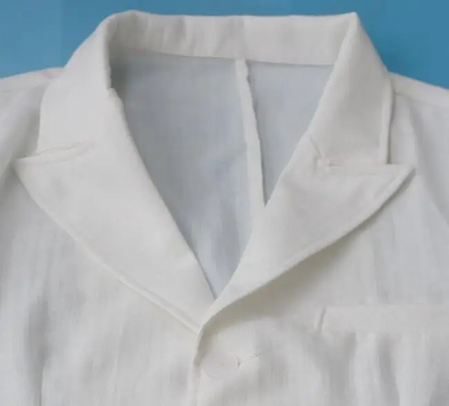 Модный Мужской приталенный льняной костюм большого размера под заказ | Мужская