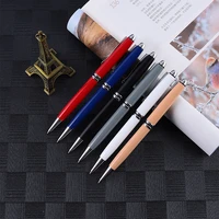 luxury high quality rotating metal ball point pen business signature office pen stationery supplies