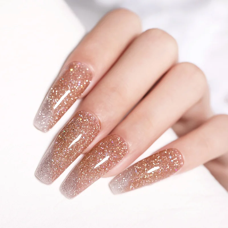 BORN PRETTY 10 мл блеск для ногтей мощность резьба удлинение окунание порошок