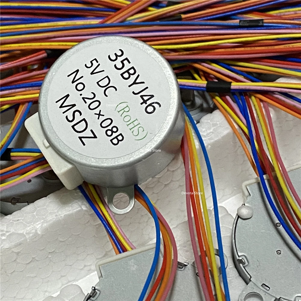 35BYJ46 300 Ом шаговый двигатель постоянного тока 5 в 12 В 24 редуктор с постоянным