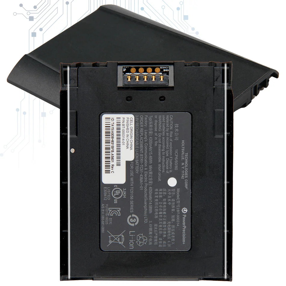 

BT-000314/BT-000314-01 Replacement Battery For Zebra TC51 TC56 TC57 TC510 Laptop 4300mAh