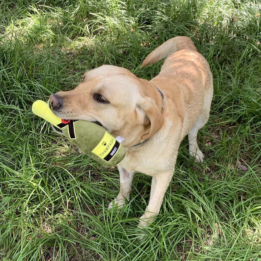 

Dog Toys Plush Beer Bottle Beer Glass Shape Dog Toy For Pet Dogs Cleaning Tooth Plush Animal Products Training Pet Supplies