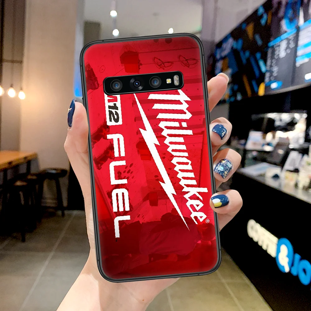 

Milwaukees Toolbox Phone Case For Samsung Galaxy Note S 8 9 10 20 Plus E Lite Uitra black Cover Painting Etui Trend Cell Pretty