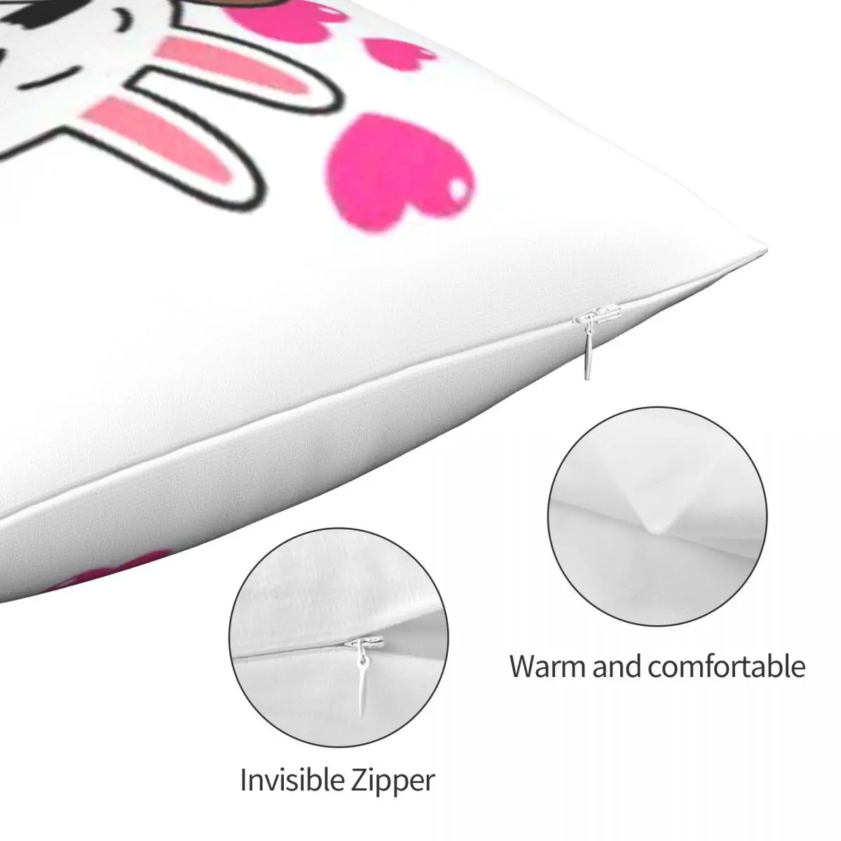 Brown Cony Square Pillowcase Polyester Linen Velvet Pattern Zip Decor Pillow Case Sofa Seater Cushion Cover 18" | Дом и сад
