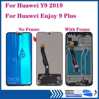 original display for huawei y9 2019 jkm lx1 lx2 lx3 lcd display touch screen digitizer assembly for enjoy 9 plus repair parts