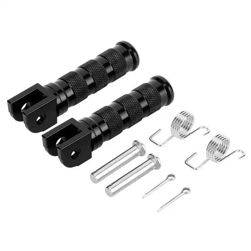 

CNC Aluminum Alloy Universal Black Motorcycle Rear Footpegs Pedal Modification Replacement Universal for motorcycle modification