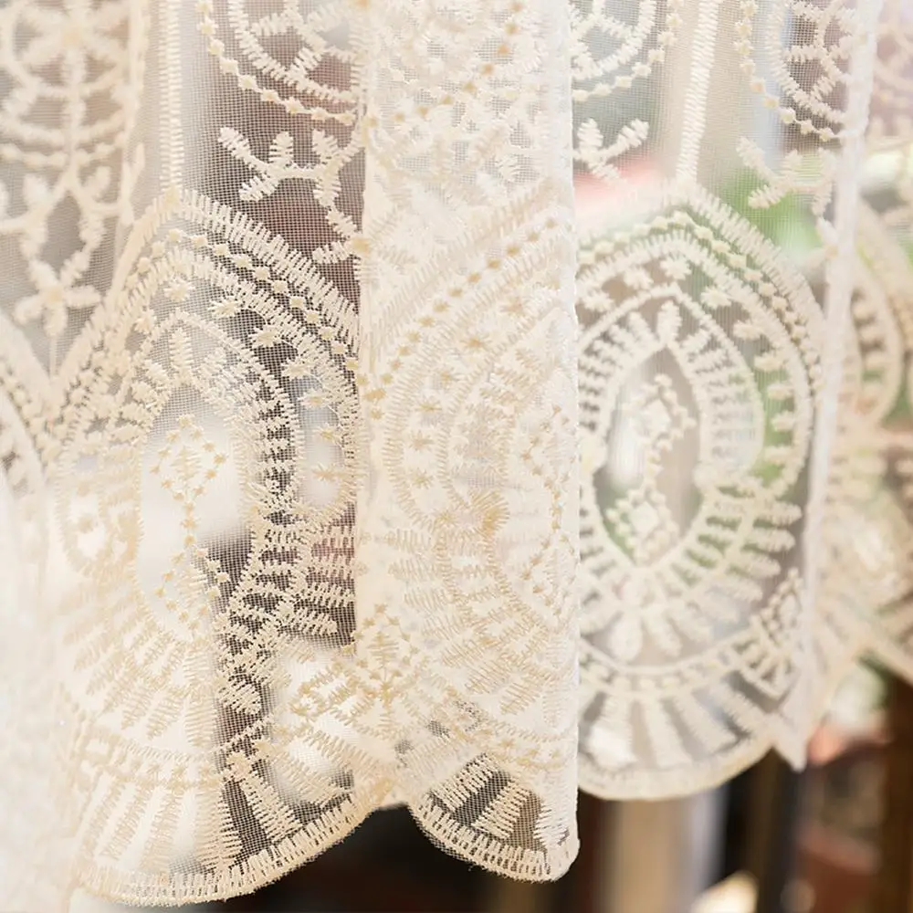 Прозрачная Вуаль Шторы s для Kithcen двери Тюль-шторы окон Тюль драпировки Гостиная