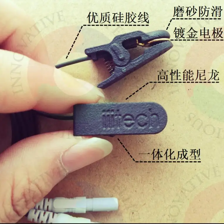 EEG Ear-clip Electrodes Gold-plated Suitable for OpenBCI/TGAM/NeuroSky Etc. | Электроника