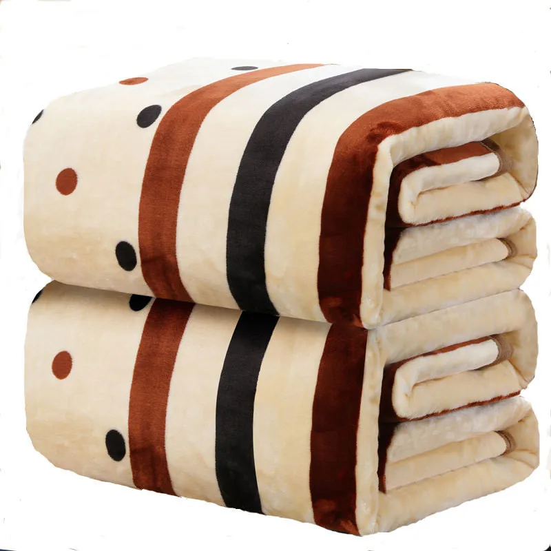 Оптовая продажа одеяло для кровати высокой плотности мягкое толстое фланелевое