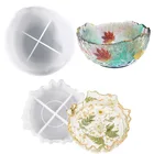 Формы для чаши из эпоксидной смолы, силиконовые большие формы для подноса, литье неправильной формы из эпоксидной смолы, посуда для украшений дома