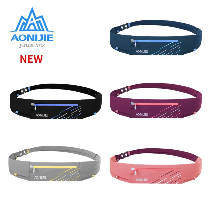 

AONIJIE W8105 Ultralight Running Waist Bag Outdoor Sports Belt Bag Portable Fanny Pack Pockets for Camping Jogging Fitness Gym
