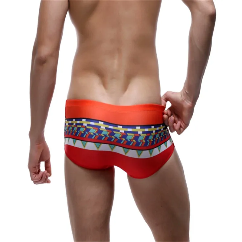 Новые Купальники сексуальный мужской купальник плавки с низкой талией боксеры