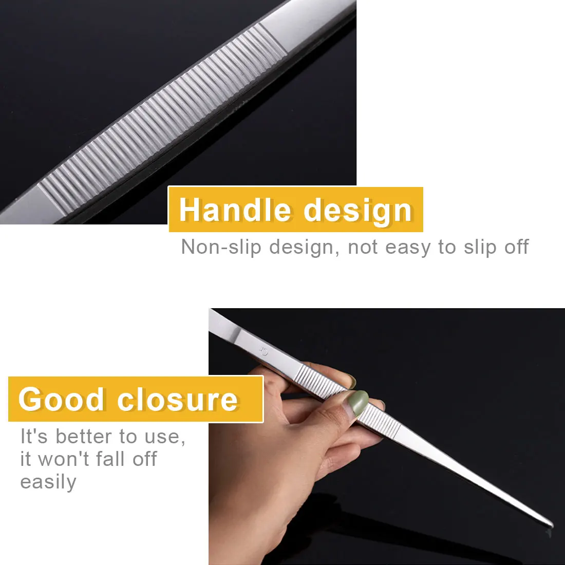 Медицинские щипцы 430 из нержавеющей стали против йода длинные прямые 12 5 см-30 см