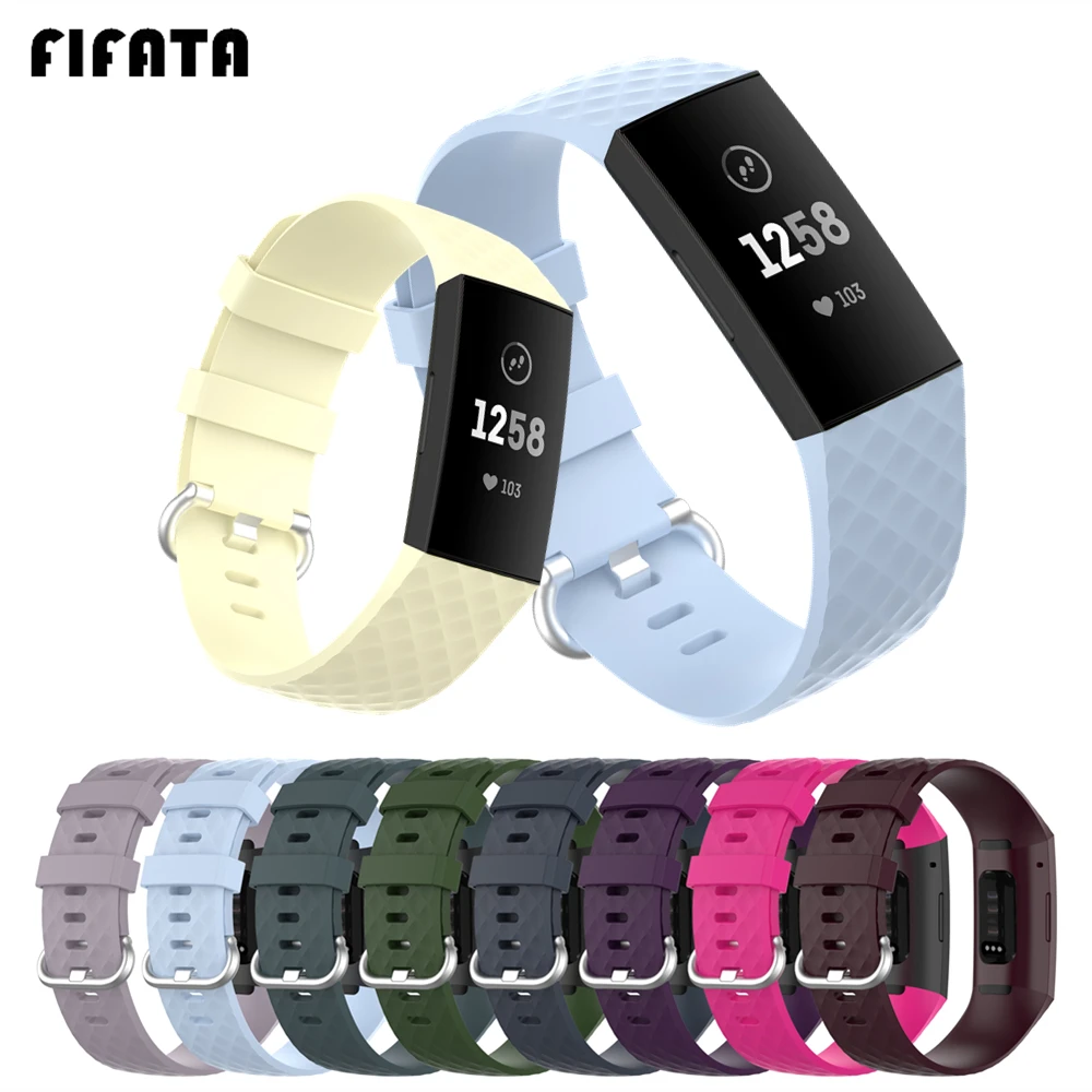Сменный силиконовый спортивный ремешок для Fitbit Charge 4 браслет 3 / Se | Электроника