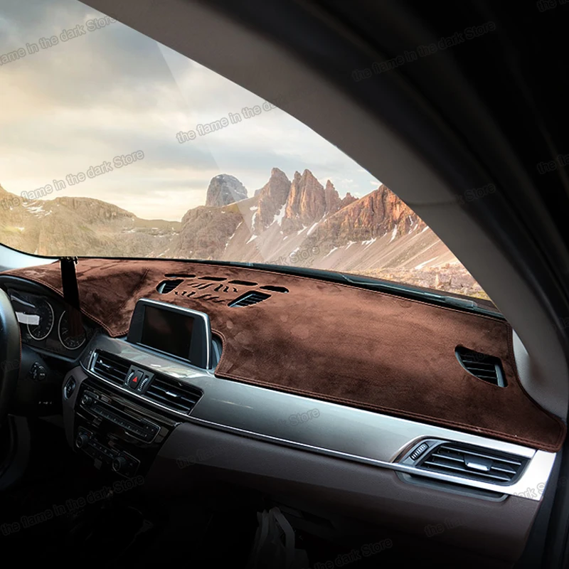 Lsrtw2017 замшевый полиэфирный коврик для приборной панели автомобиля bmw X5 X6 2013 2014 2015