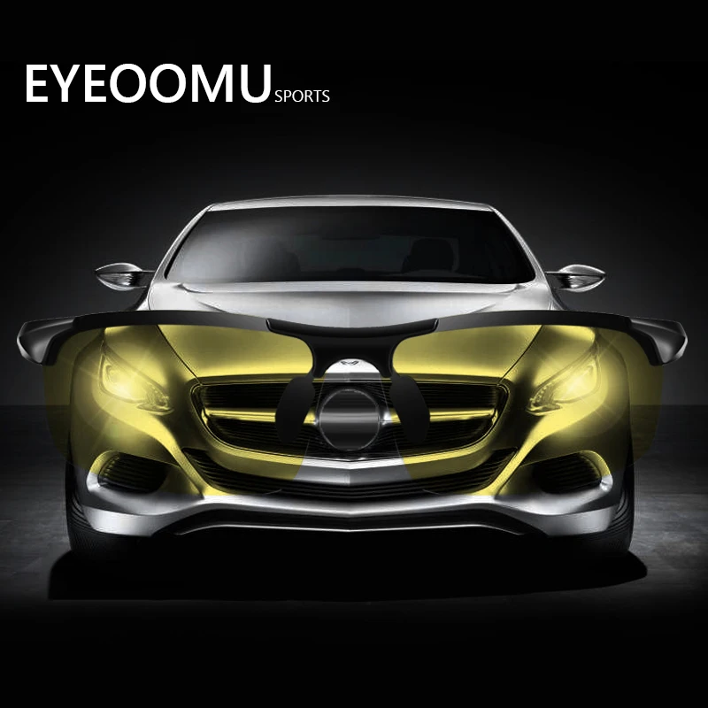 

EYEOOMU New Tactical Sunglasses Night Vision Lens Men Women Hunting Half Rim Aluminum Frame Outdoor Sport Fishing Driver Goggles