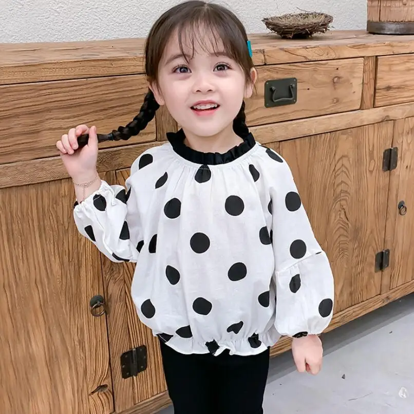 2020 весенние топы для девочек детские рубашки детская одежда малышей на осень с
