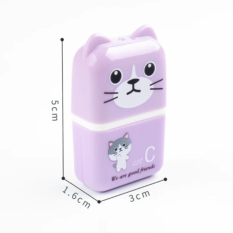 

6pcs Cute Cartoon RollerColorful Rectangle Eraser Rubber Students Stationery Kids Gifts School Office Correction Supplies eraser