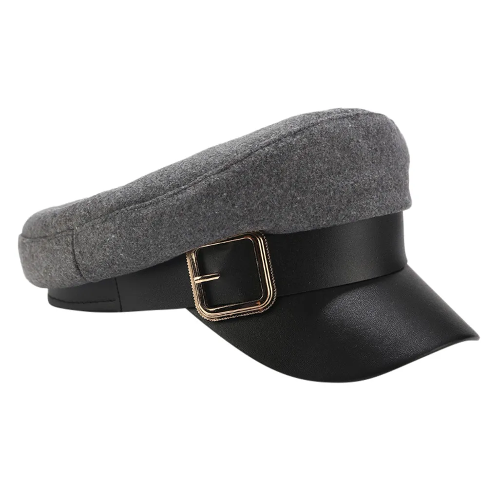 SAGACE пряжка для ремня темно-синяя шляпа Ретро Кепка уличная плоская кепка