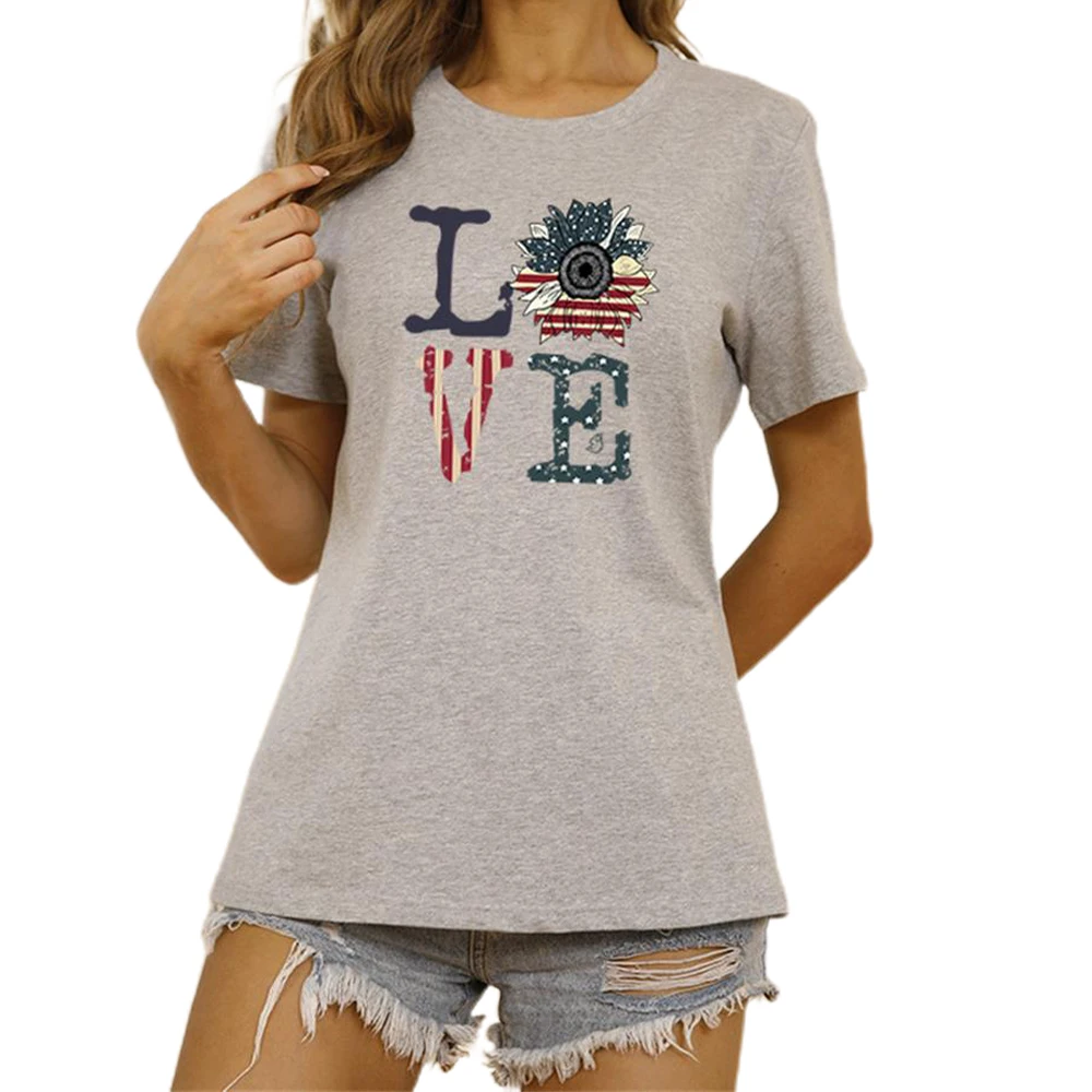 

Samdolly Casual Balsic T Shirt Plue Size Womens Letter Printed Cotton T-shirt Ladies O-neck Short Sleeve Tees Harrjuku Tops