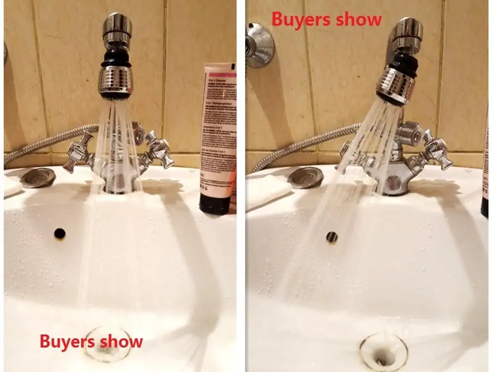 Кухня кран насадки для душа воды Bubbler экономии коснитесь аэратор 360 градусов