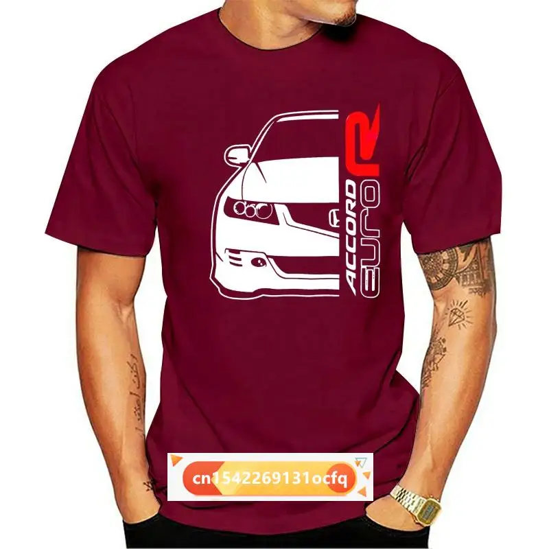 

2021 Fashion Summer T Shirt Classic Japanese Car Fans Accord CL7 Euro R Tee Shirt