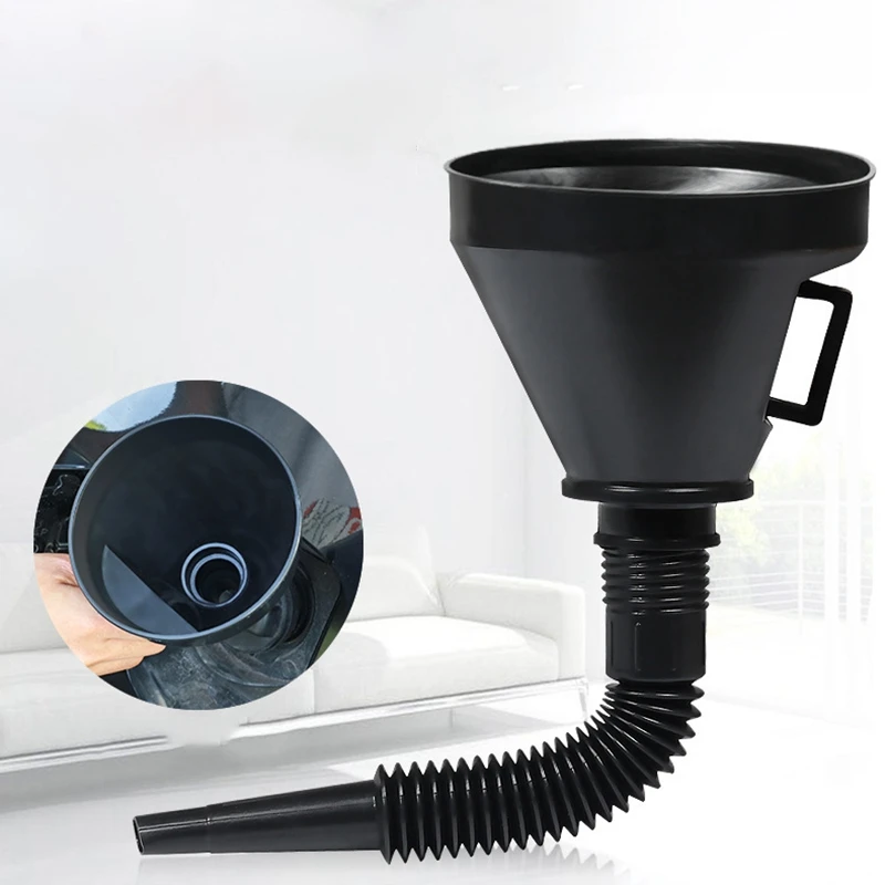 

Plastic Funnel Can Spout For Oil Water Fuel Petrol Diesel Gasoline Oil Funnel for Car Motorcycle Engine Oil Diesel Liquid