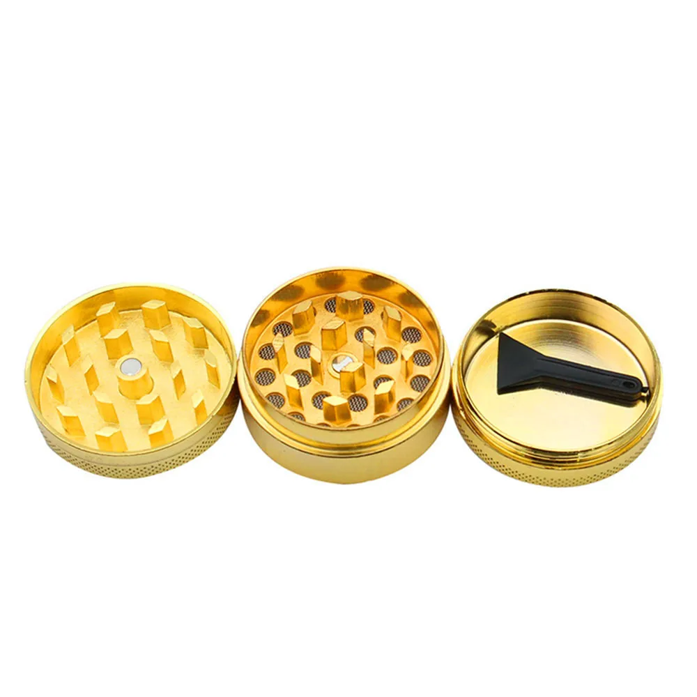 

Alloy Herbal Herb Tobacco Herb Spice Grinder Herbal Alloy Smoke Metal Crusher Smoking Pipe Accessories Gold Smoke CutterIn stock