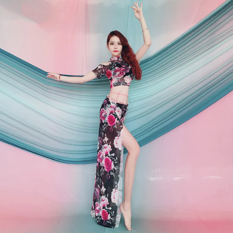 Восточный танцевальный костюм для восточных танцев живота Балади Санди