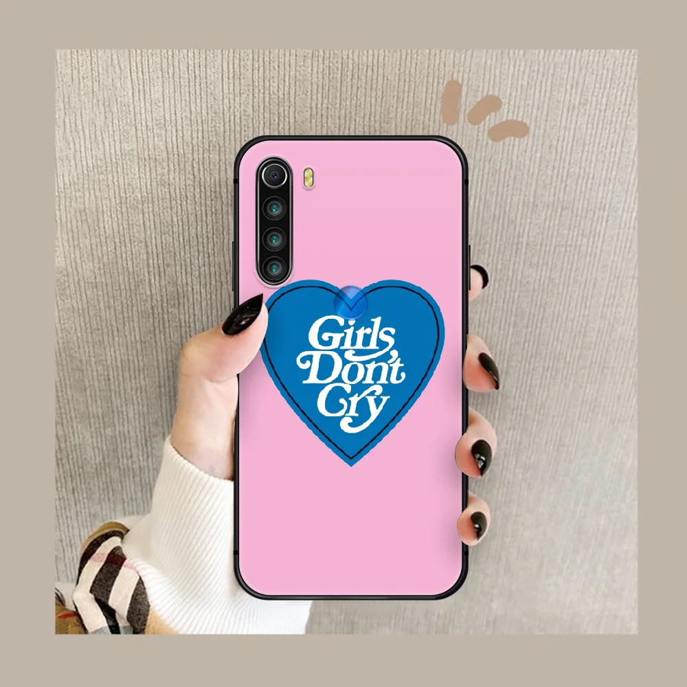 

Japan trend Girls Dont Cry Phone Case For XIAOMI Redmi Note 5 7 8 T 9 6A 7A 8A 9S K 20 30 Pro black Cover Fashion Back Silicone