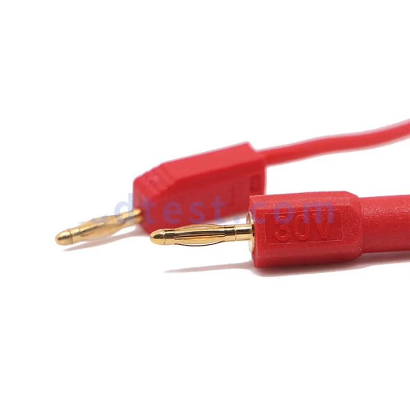 4pcs 2red+2black Gold Plated 2mm Mini Male Banana Plug To 4mm Female Jack Connector Adapter to | Обустройство дома
