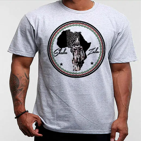 Африканская футболка Black History Wakanda Zulu Kemet Melanin VIII TEE|Мужские футболки| |