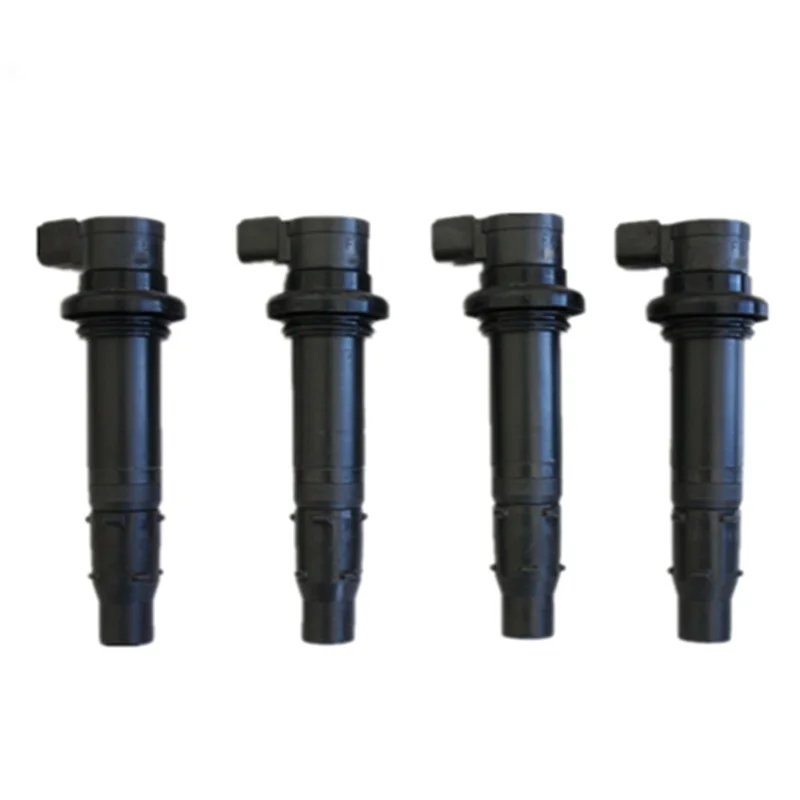 4 piece Набор из 4 шт. левый угол настоящая Катушка зажигания для 2002-17 Yamaha YZF R1 R6 R6S VMX V Max No#5VY-82310-00-00 5VY823100000 F6T558 - Цвет: 4 piece