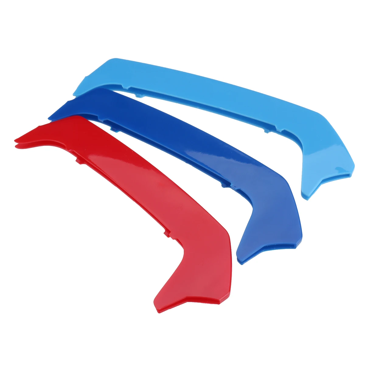 3 шт. Трехцветная Пластиковая передняя Центральная решетка Накладка для BMW 1 серии