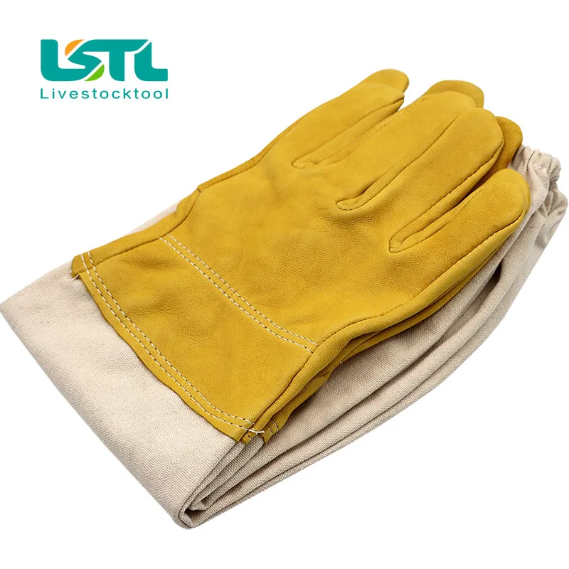 Перчатки для пчеловодства защитные рукава проветриваемые профессиональные