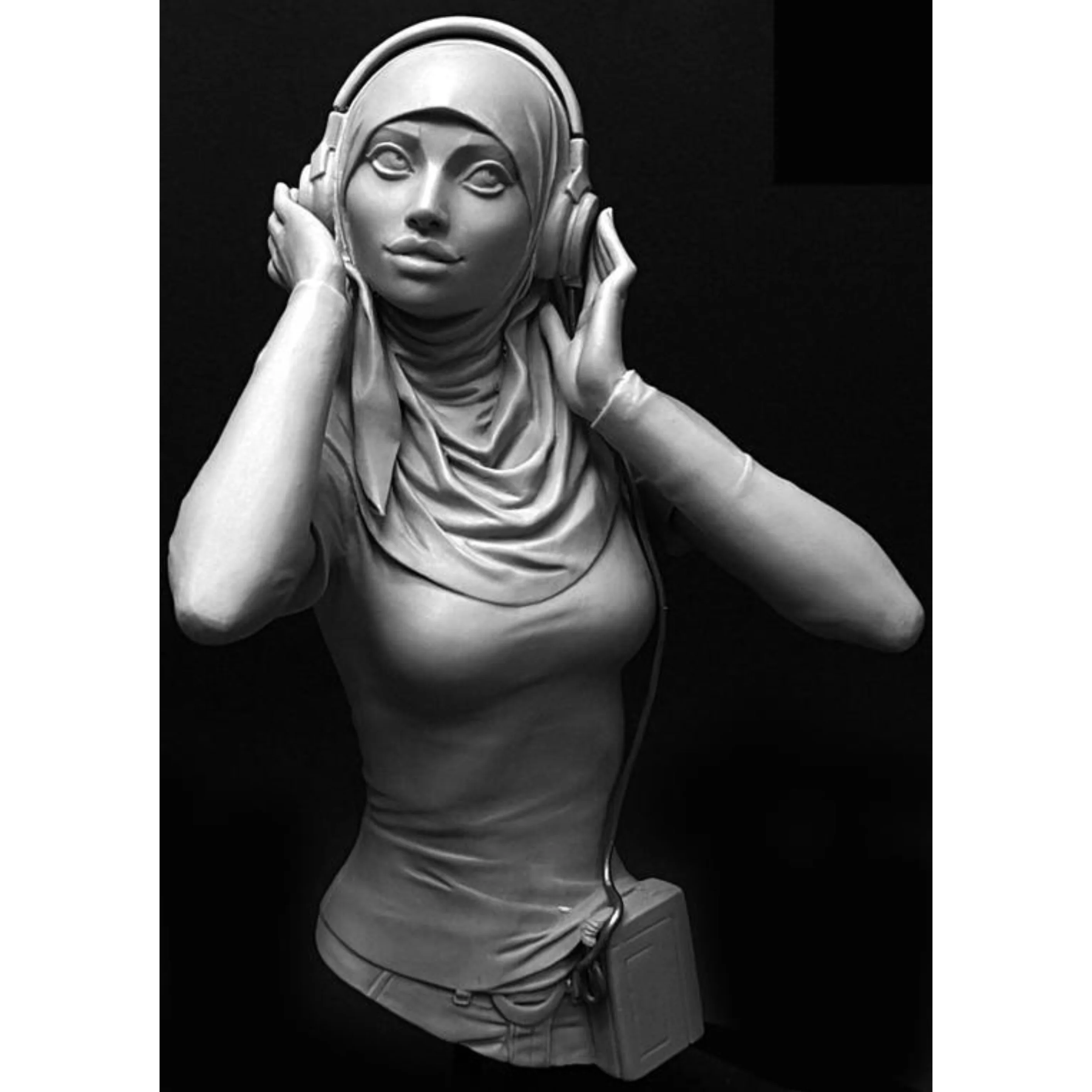 

108mm Resin Model Bust GK，Unassembled and unpainted kit