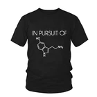 Женская футболка в погоне за серотонином, футболка для учителя химии, женская одежда, графические футболки, наука гик Забавные топы