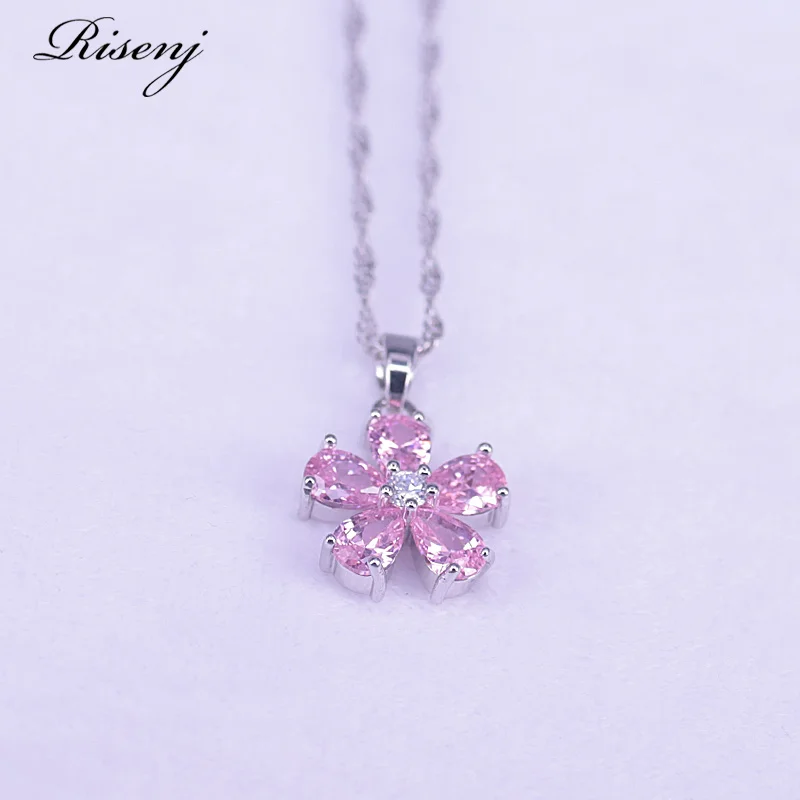 Женский ювелирный комплект из колье и серёг серебра 925 пробы|Ювелирные наборы| |