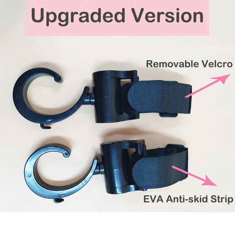 2 шт. крючки для прогулочных колясок прогулочная коляска сумка вешалка крючок