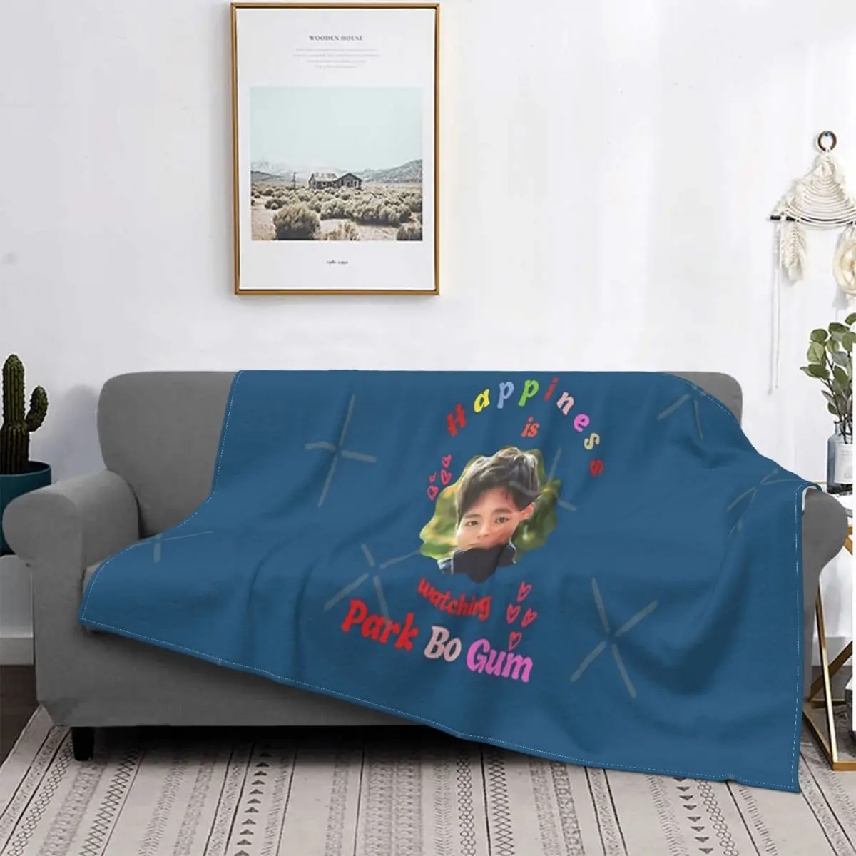 

I Love Park Bo Gum manta colcha cama quadros funda de sofra manta a cuadros manta de verano colcha